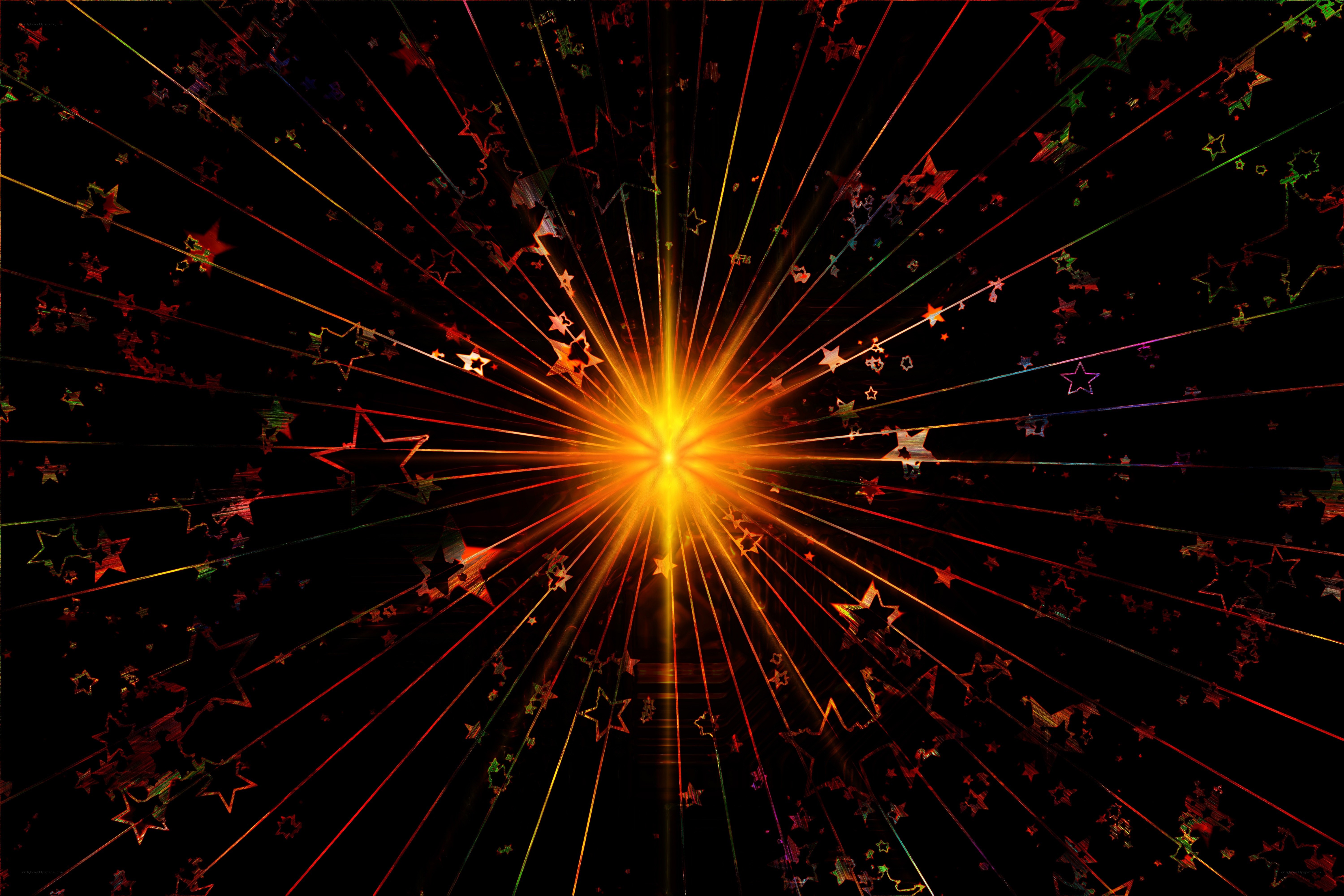 explosive starburst effect