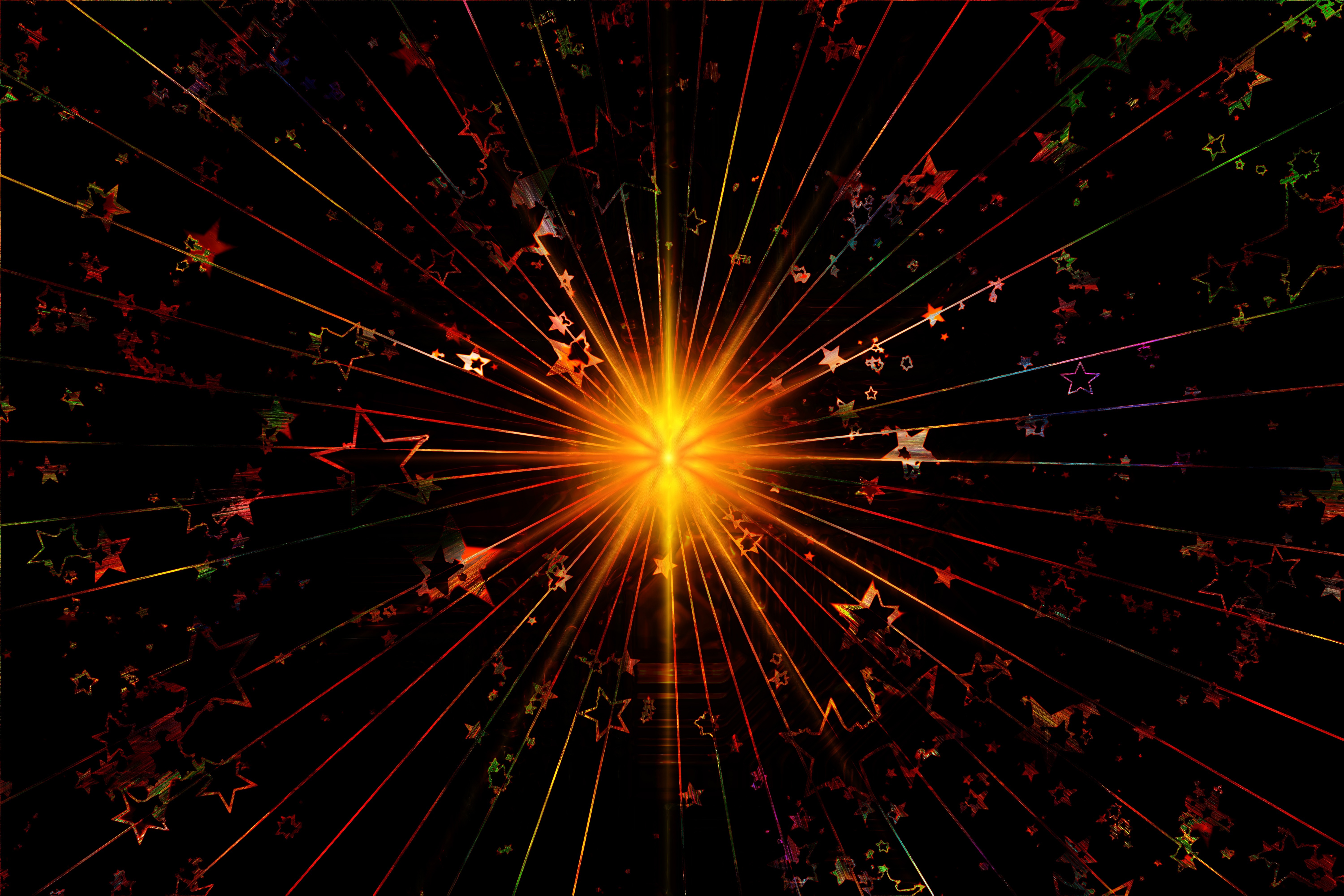 explosive starburst effect