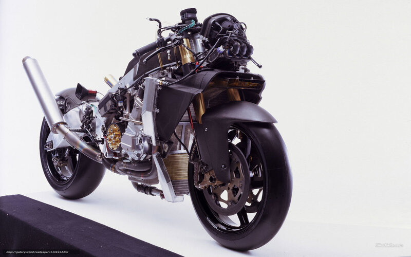 exposed motorcycle engine