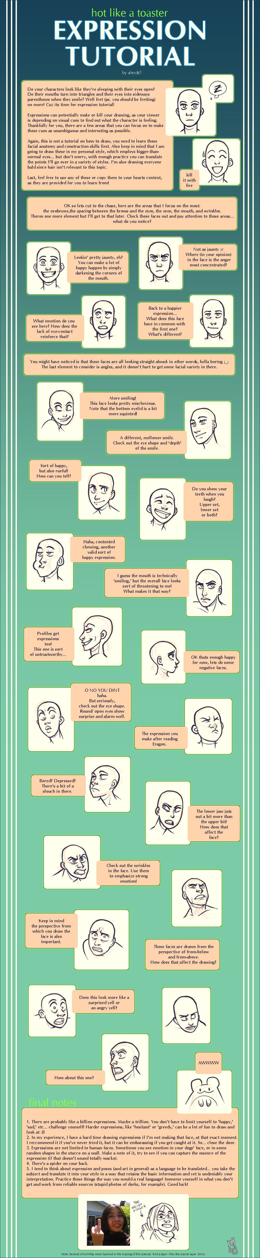expression tutorial for artists