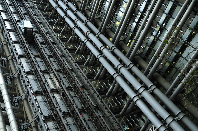 Exterior of a modern building