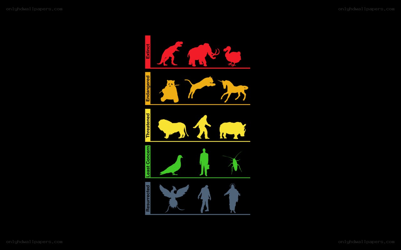 Extinct and Endangered Species Chart