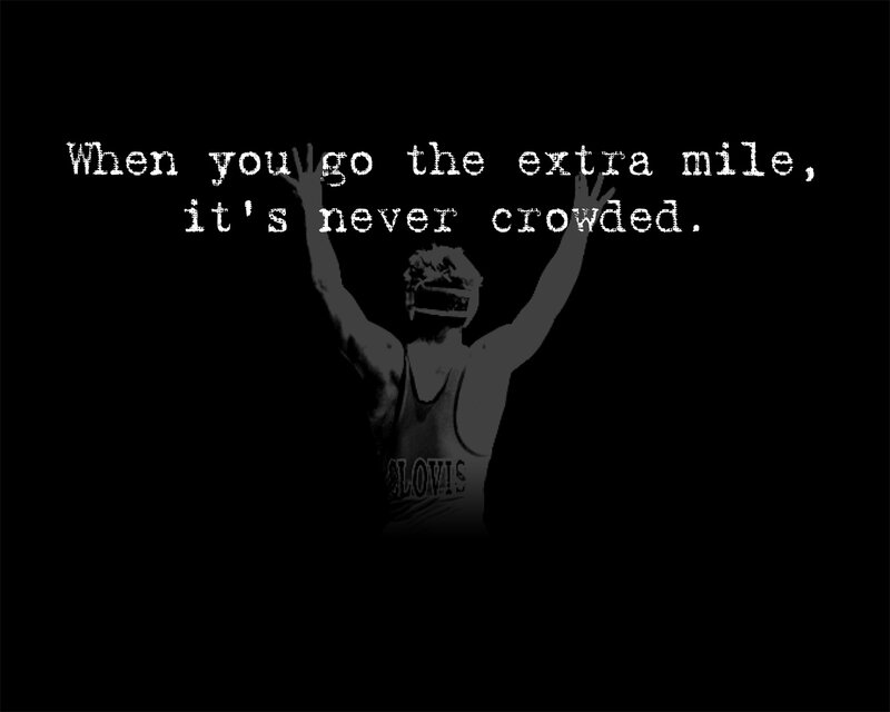extra mile quote