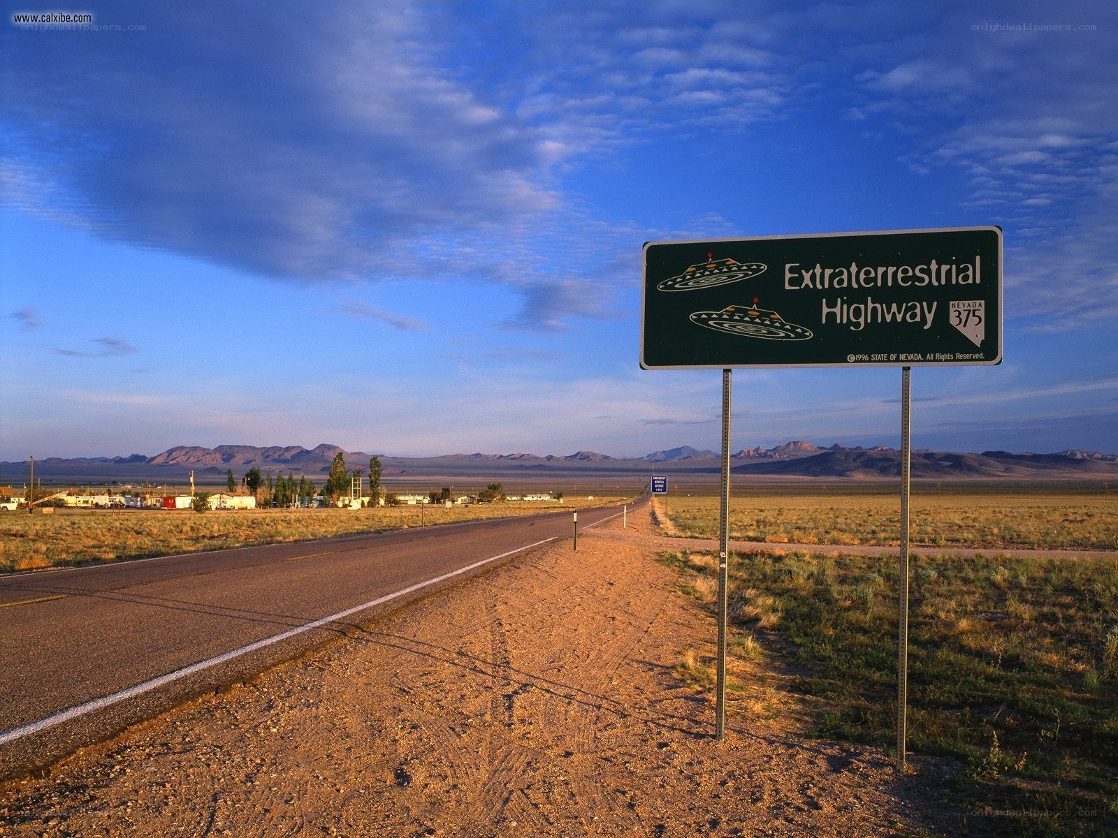 Extraterrestrial Highway sign