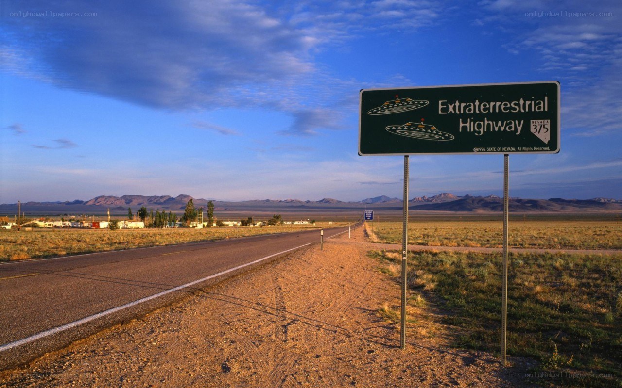 Extraterrestrial Highway sign