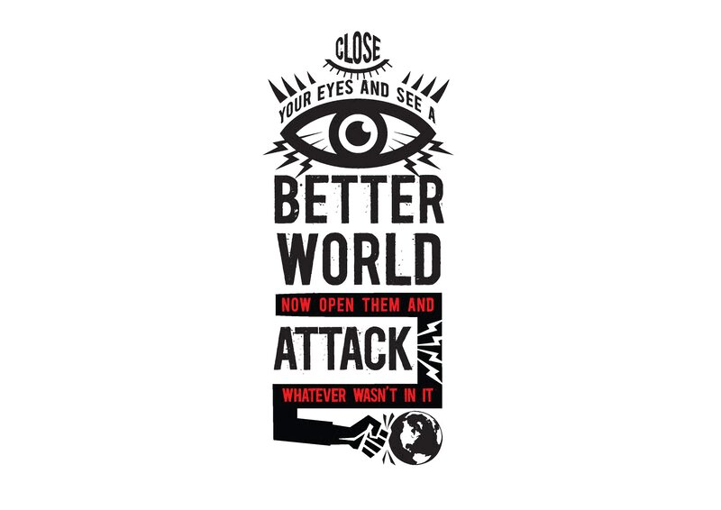 Eye and Fist Illustration