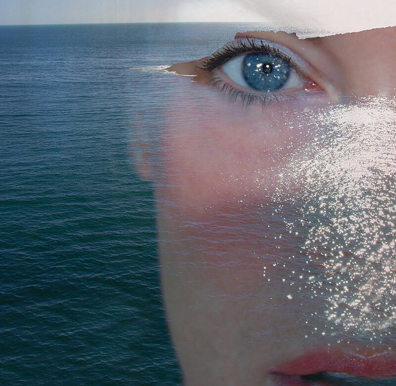 Eye and Ocean Overlay