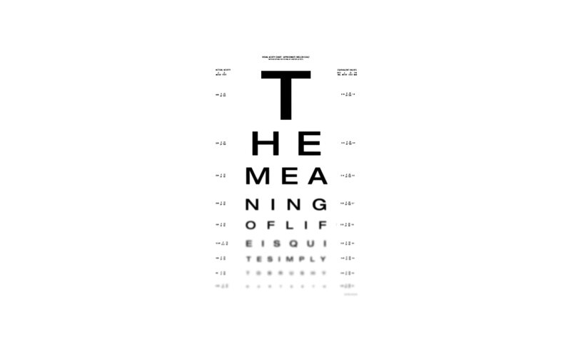 Eye Chart with Letters