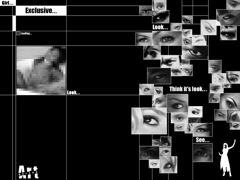 Eye collage art