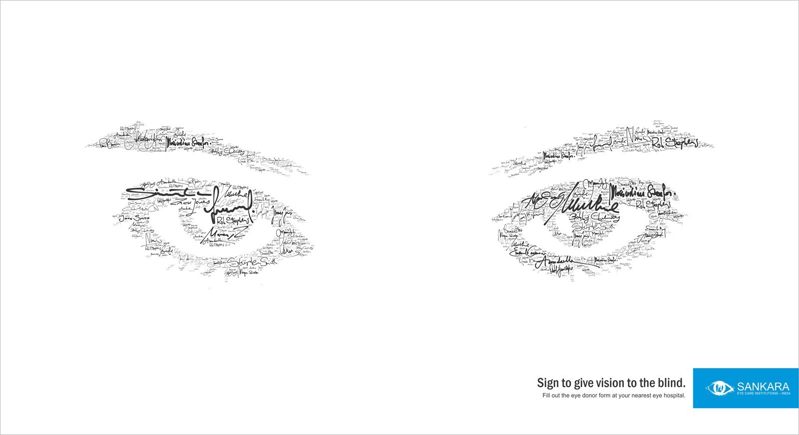 Eye donation awareness campaign
