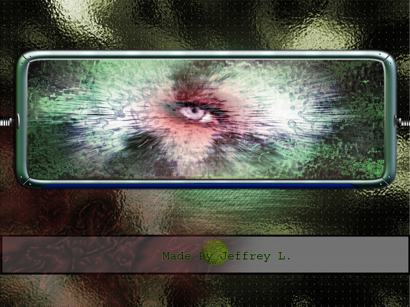 Eye in a digital frame