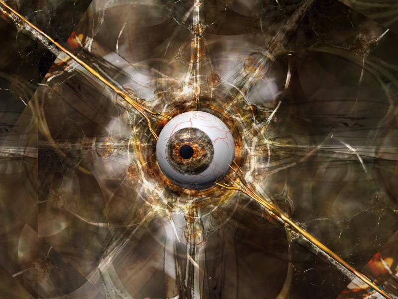 Eye in Fractal Pattern