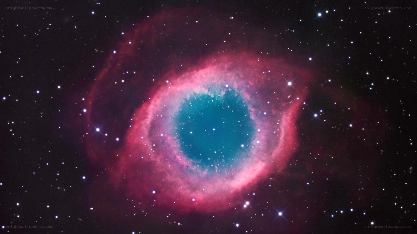 Eye Nebula in space