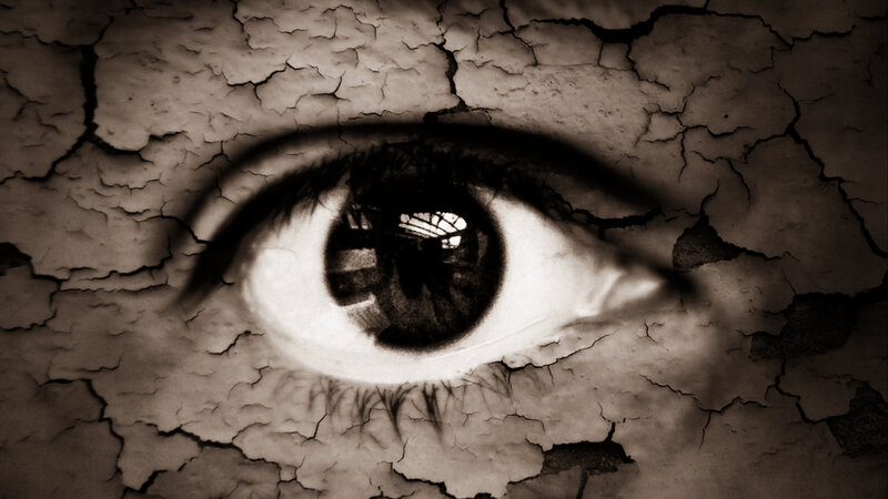 Eye on Cracked Earth — Brown