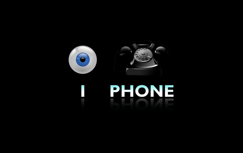 eye phone logo design