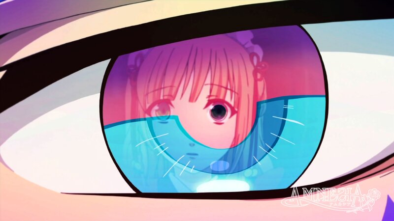 eye reflection of a girl