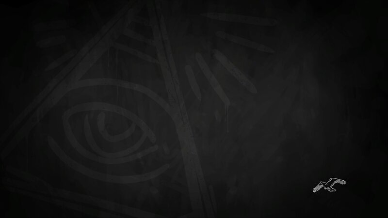 Eye Symbol on Dark Surface