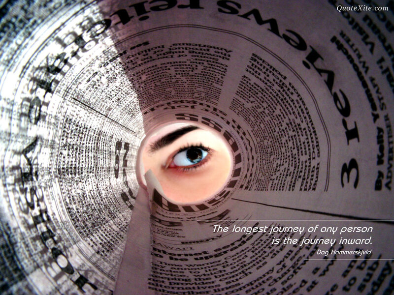 Eye Through Newspaper Tube