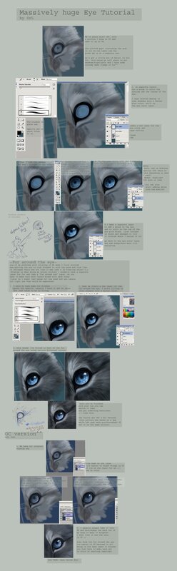 Eye tutorial for digital art