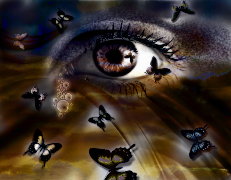 Eye with Butterflies