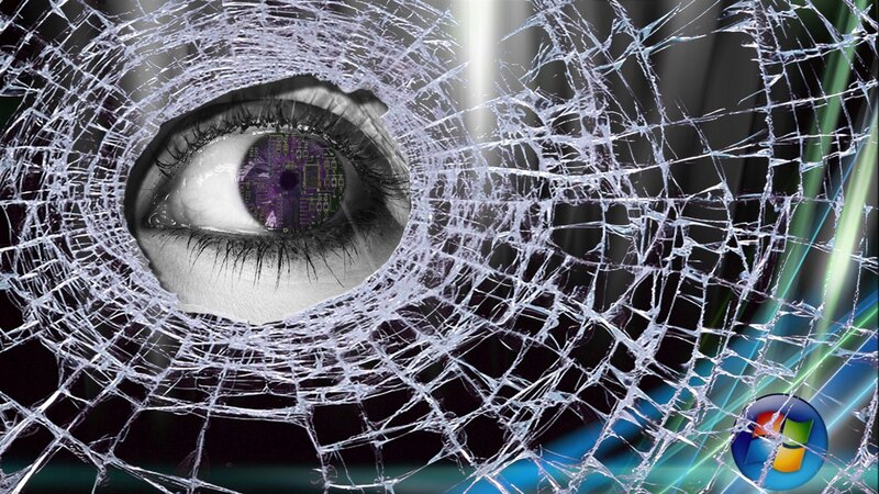 Eye with Circuit Board