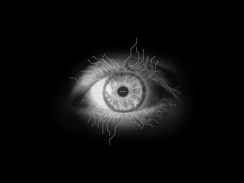 eye with circuit design