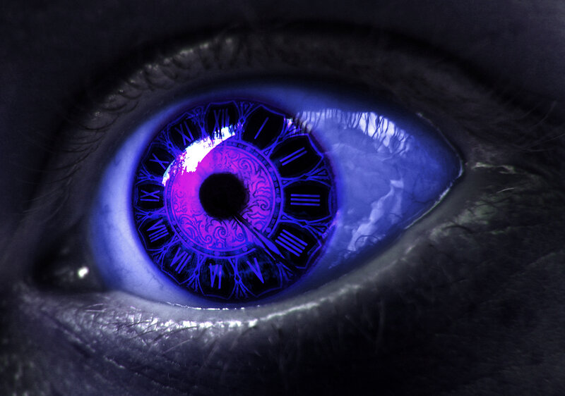 Eye with Clock Pupil