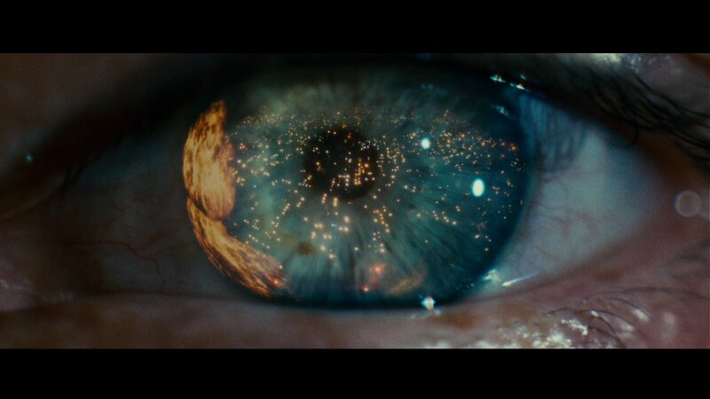 eye with cosmic reflection