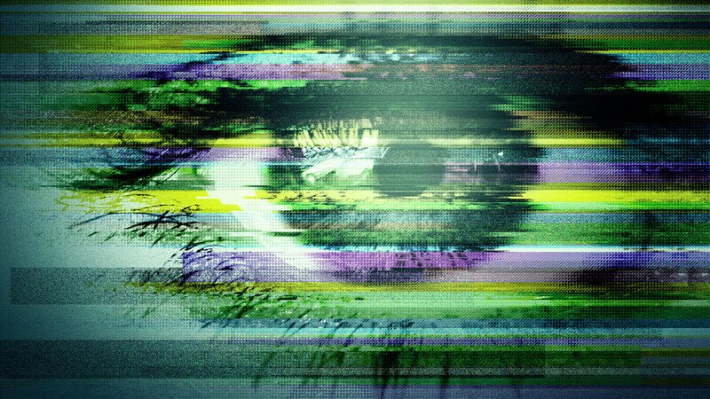 Eye with Digital Glitch