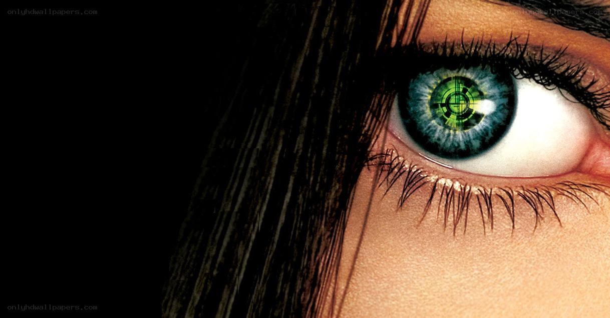 eye with digital iris