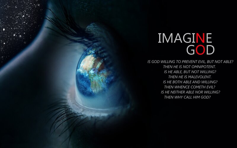 Eye with Earth Reflection — Black, Dramatic