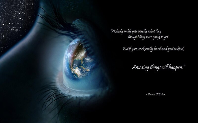 Eye with Earth Reflection — Black