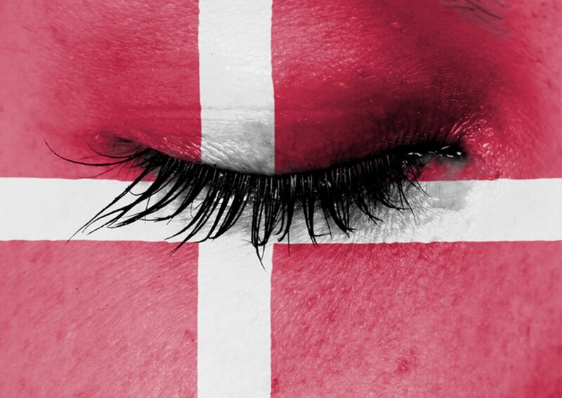 Eye with Flag Paint