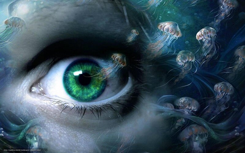 eye with jellyfish vision
