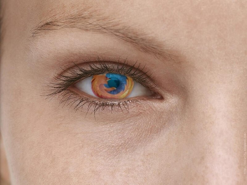 eye with logo iris