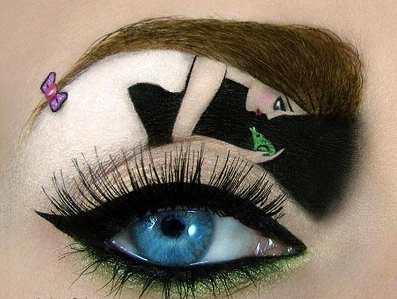 Eye with Makeup Art