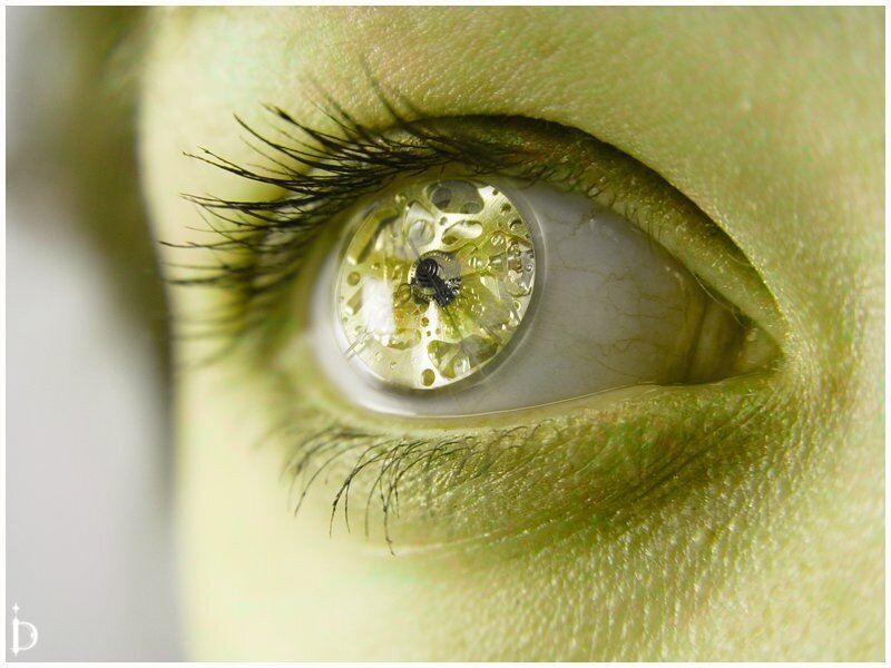 eye with mechanical iris