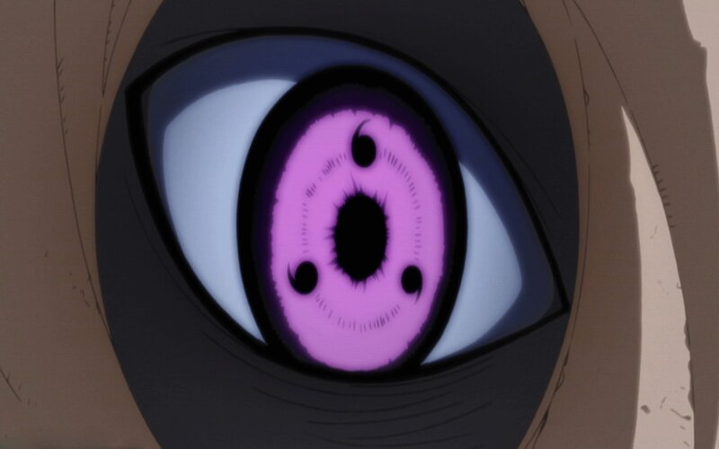 Eye with Purple Iris