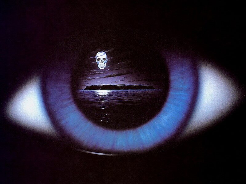 Eye with skull vision