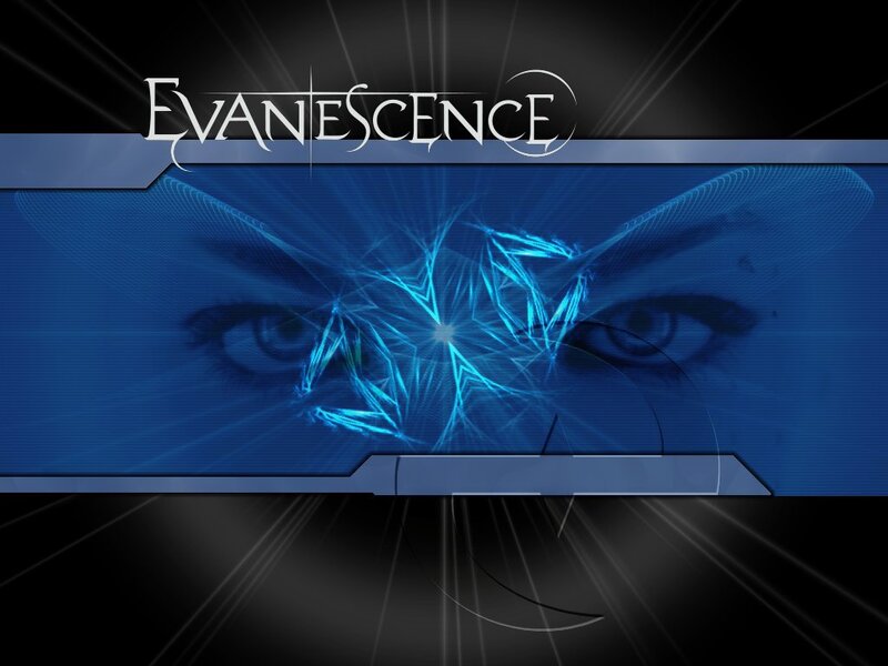 Eyes with Blue Fractal Pattern