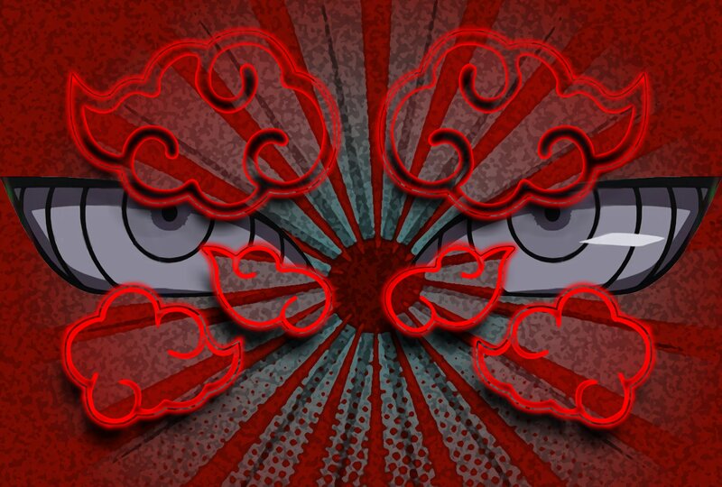 Eyes with Cloud Symbols