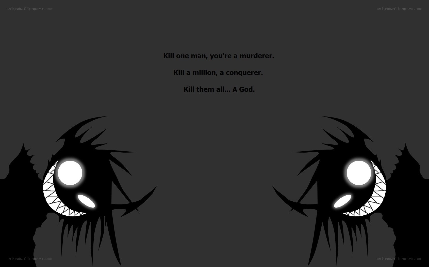 eyes with quote