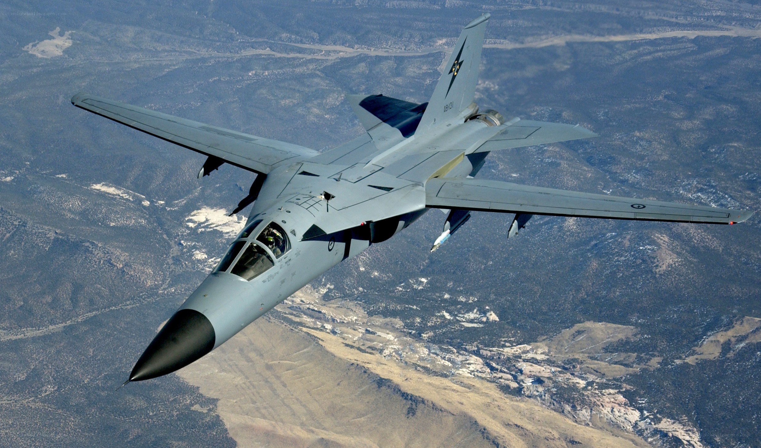 F-111 Aardvark in flight
