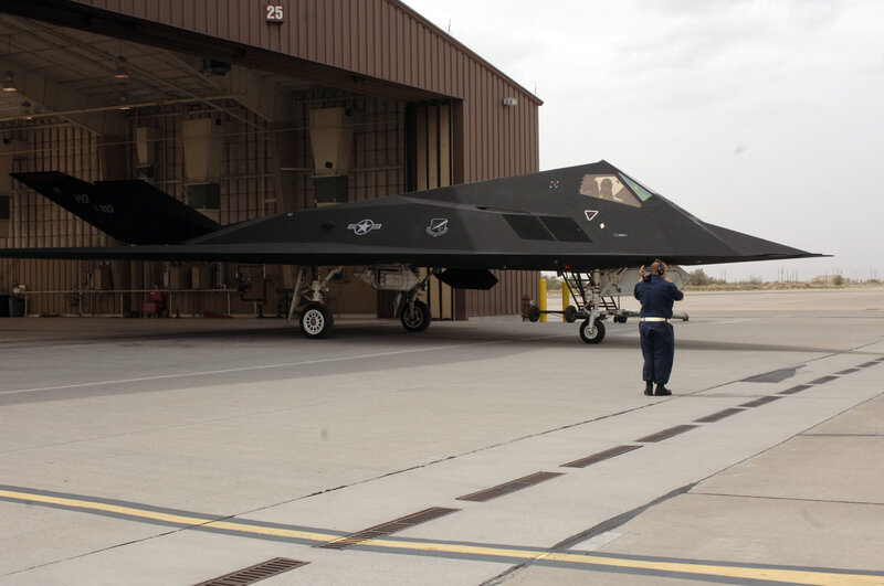 F-117 Nighthawk at airbase