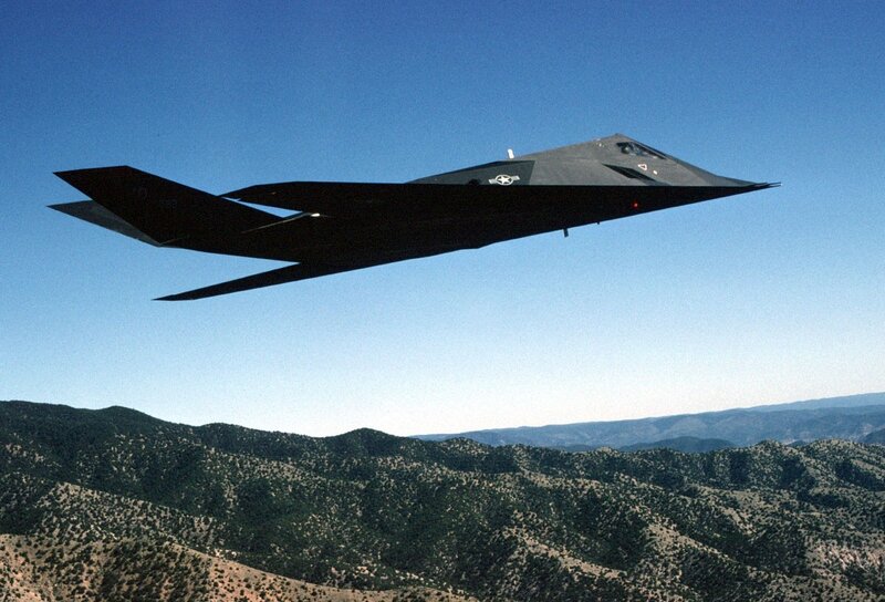 F-117 Nighthawk in flight