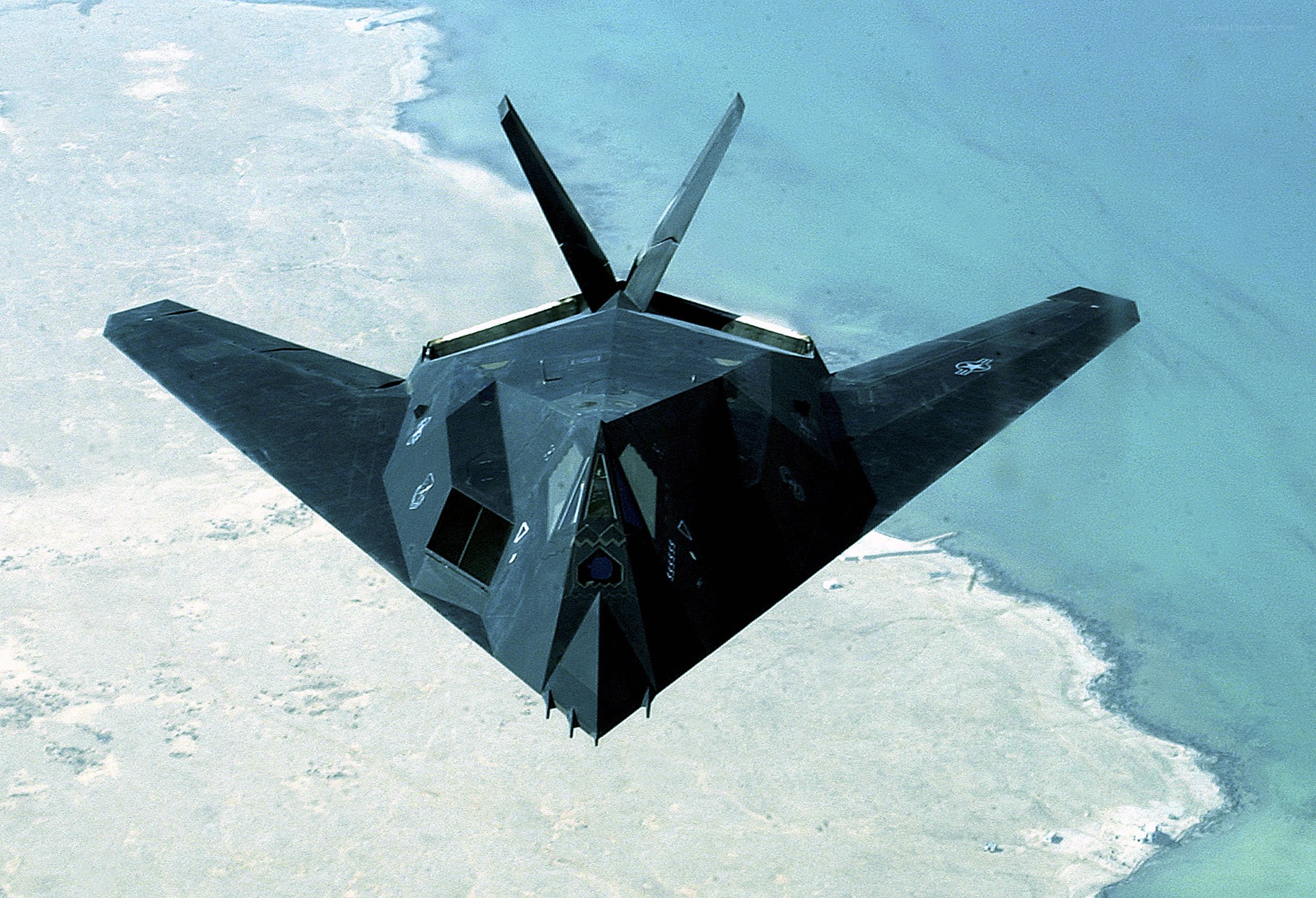 F-117 Nighthawk in flight
