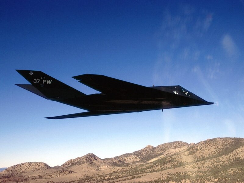 F-117 Nighthawk in flight