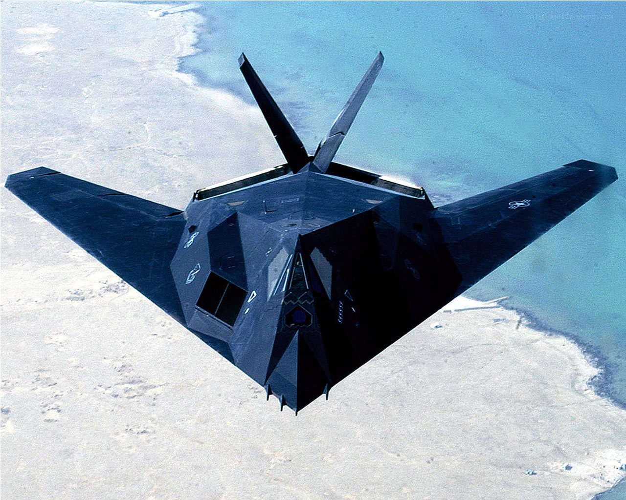 F-117 Nighthawk in flight