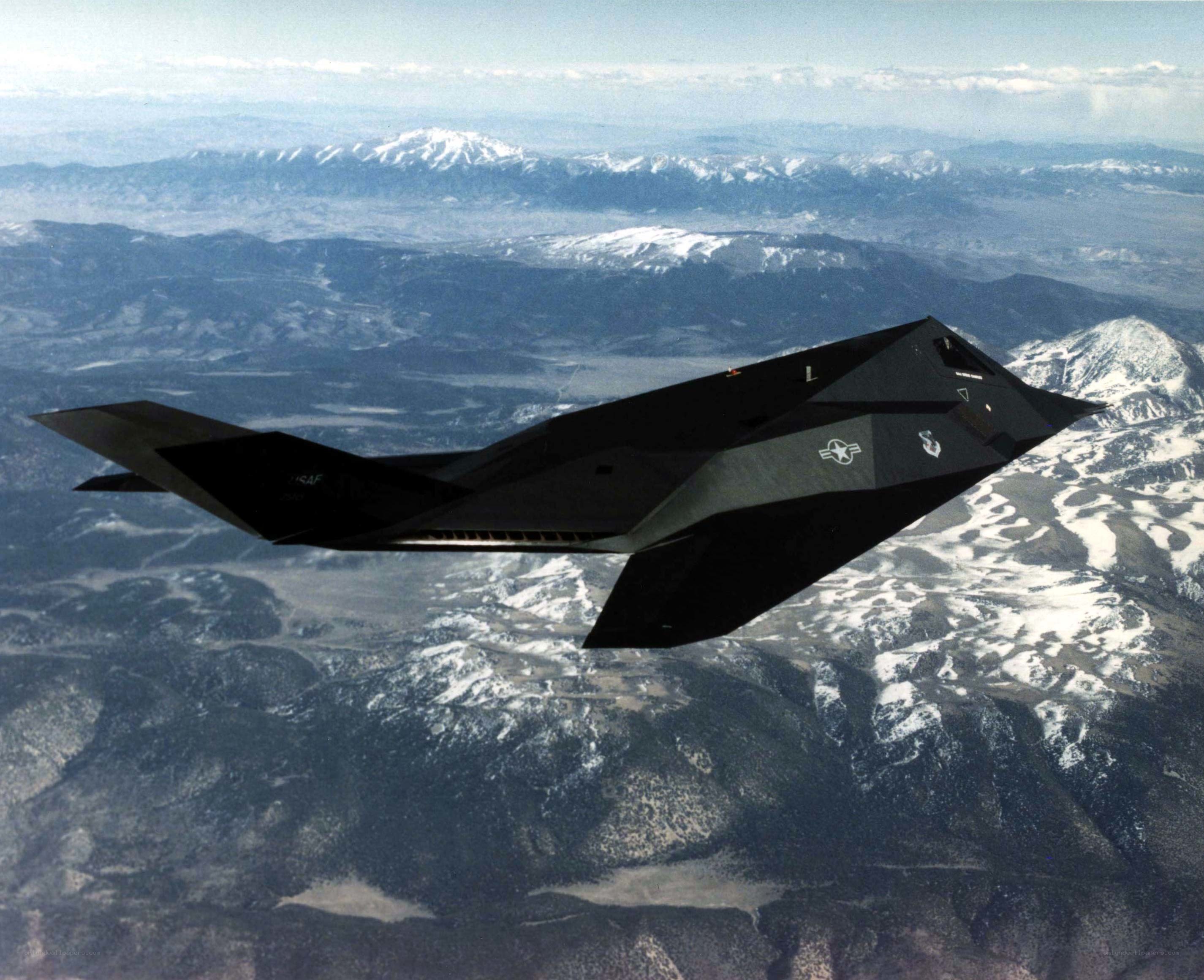 F-117 Nighthawk in flight