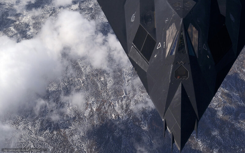 F-117 Nighthawk in flight